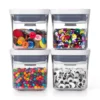 OXO POP lufttette mini oppbevaringsbokser, 4 stk