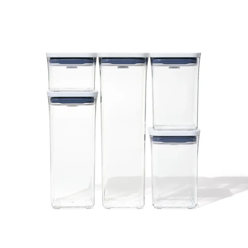 OXO POP lufttette oppbevaringsbokser, 5 stk