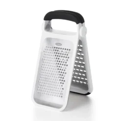 OXO sammenleggbart dobbeltsidig rivjern i rustfritt stål