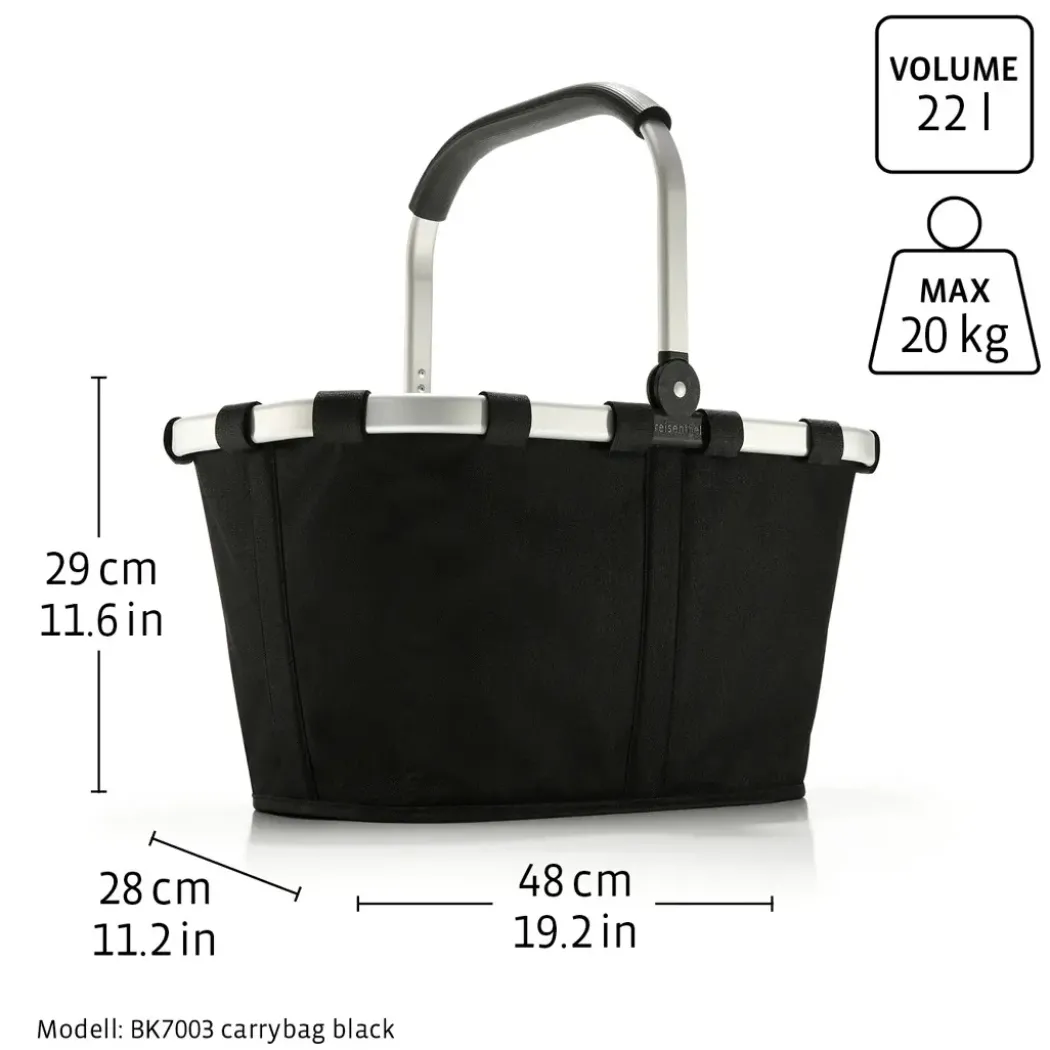 Reisenthel Carrybag handlekurv 22L, Twist Sky Rose