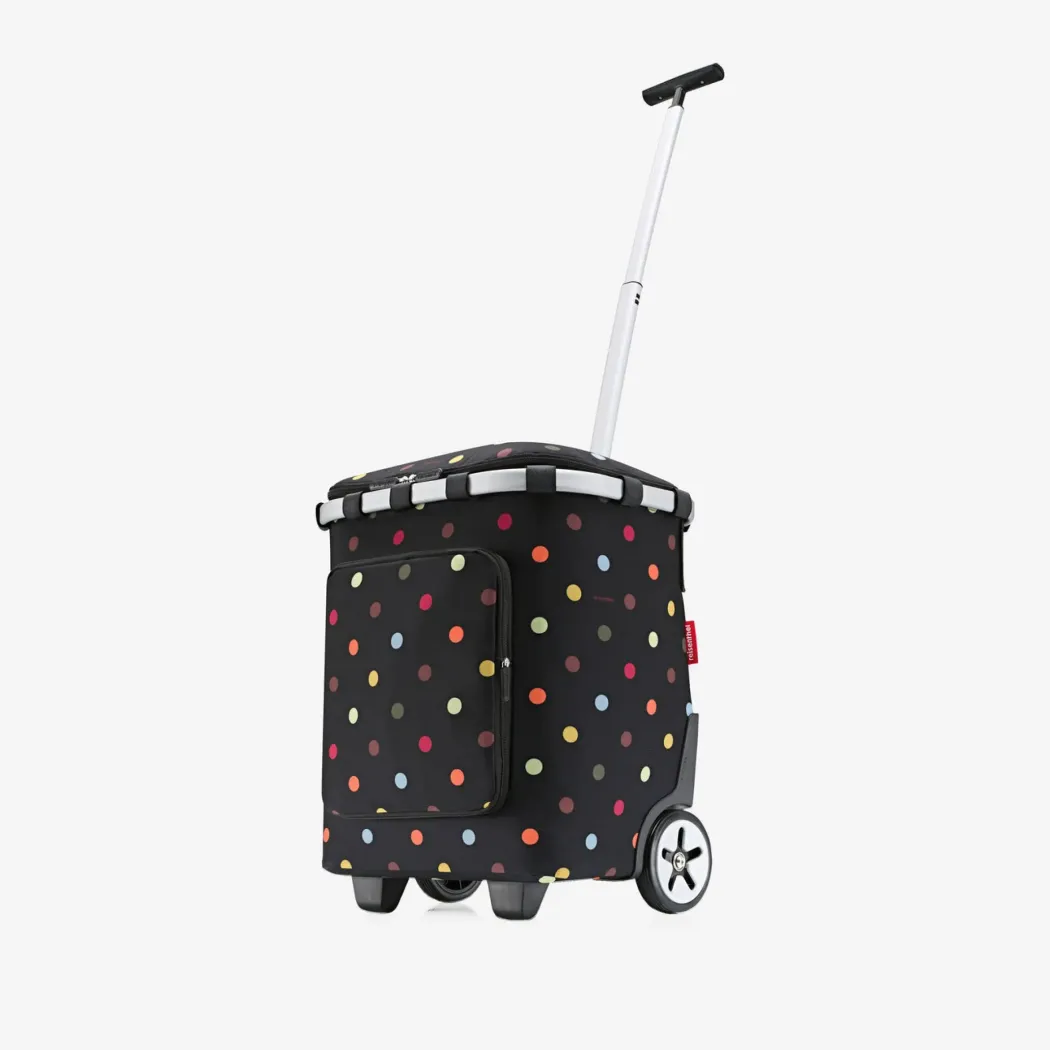 Reisenthel Carrycruiser Plus Trillebag 46L – Sort med fargede prikker