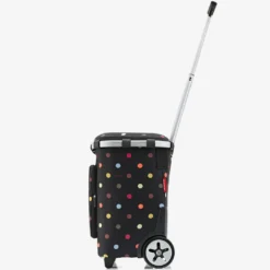 Reisenthel Carrycruiser Plus Trillebag 46L – Sort med fargede prikker