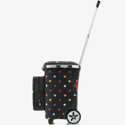 Reisenthel Carrycruiser Plus Trillebag 46L – Sort med fargede prikker