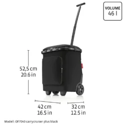 Reisenthel Carrycruiser Plus Trillebag 46L – Sort