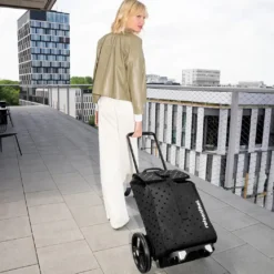 Reisenthel Citycruiser trillebag 40L – sorte prikker