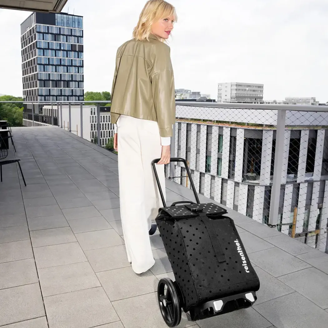 Reisenthel Citycruiser trillebag 40L – sorte prikker