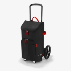 Reisenthel Citycruiser trillebag 45L, sort med røde glidelåser