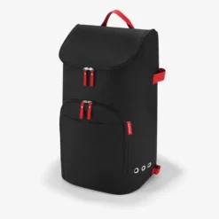 Reisenthel Citycruiser trillebag 45L, sort med røde glidelåser
