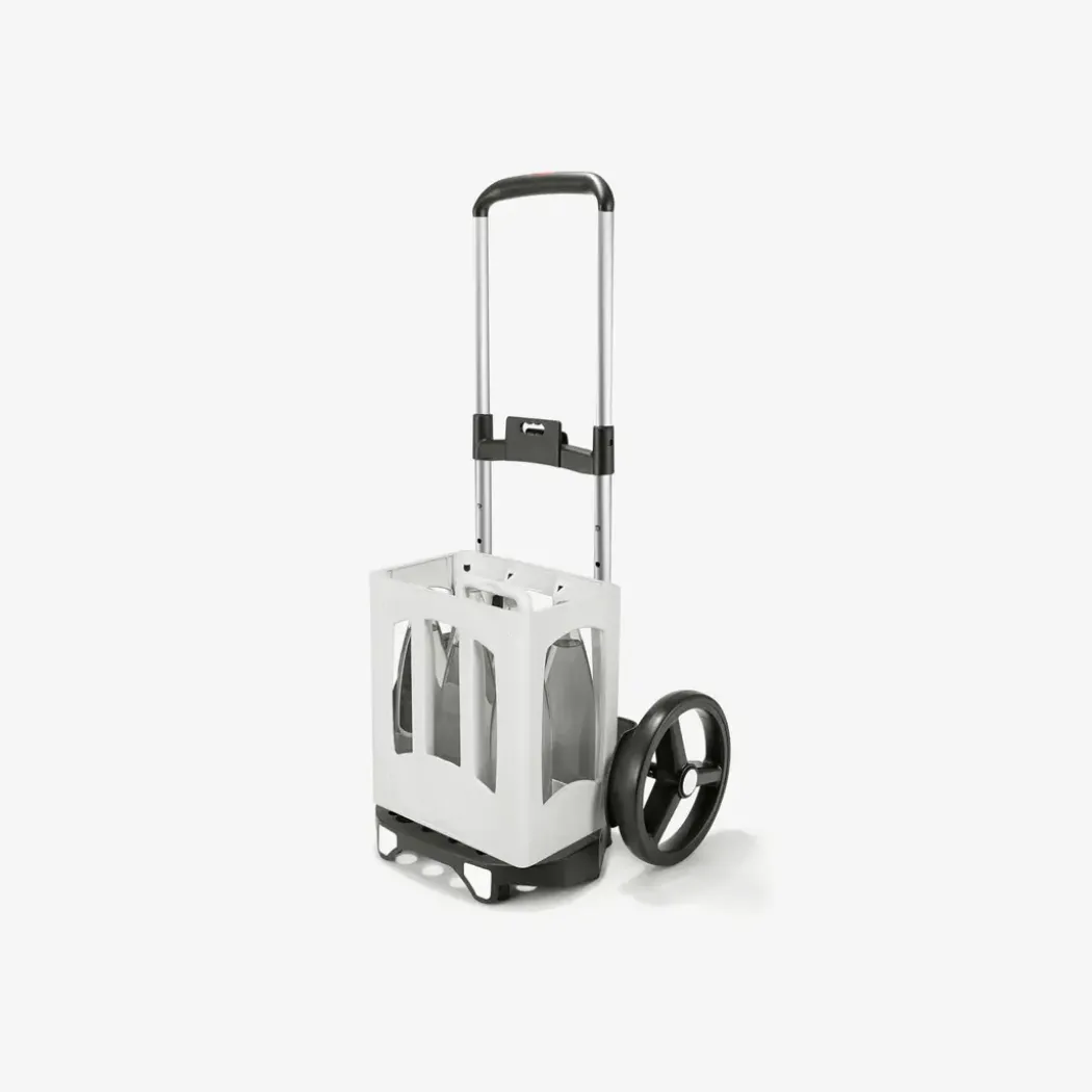 Reisenthel Citycruiser trillebag 45L, sort med røde glidelåser