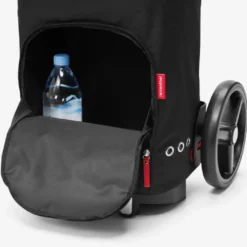 Reisenthel Citycruiser trillebag 45L, sort med røde glidelåser