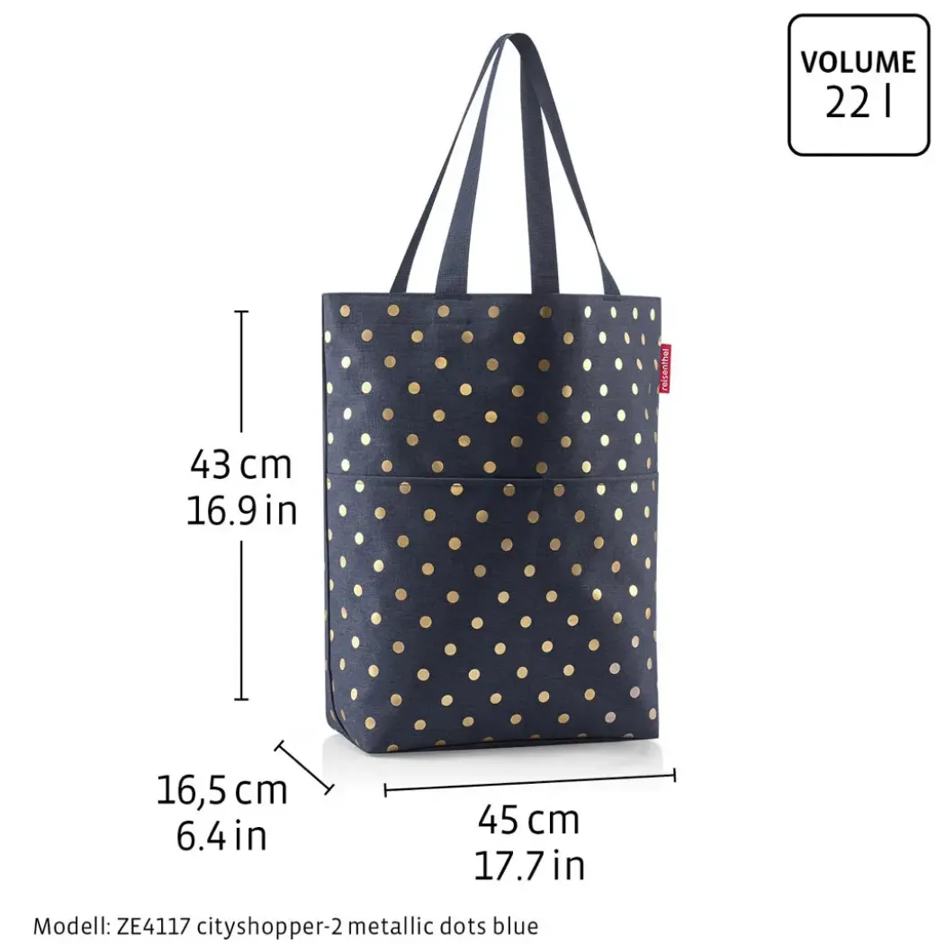 Reisenthel Gavesett veske Cityshopper Dots Blue