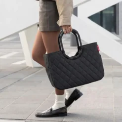 Reisenthel Loopshopper L vattert veske 25L, svart