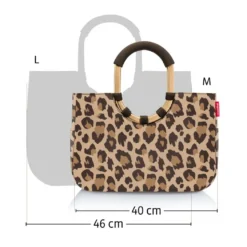 Reisenthel Loopshopper L vattert veske 25L, svart