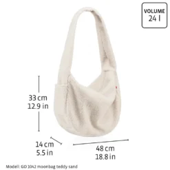 Reisenthel Moonbag Teddy skulderveske 24 L, sand