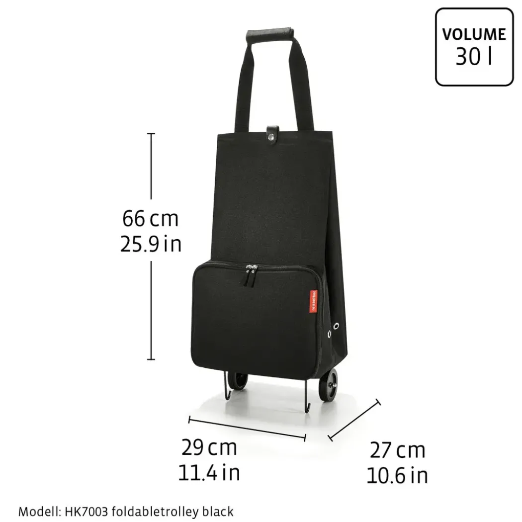Reisenthel Sammenleggbar trillebag 30L – Sort