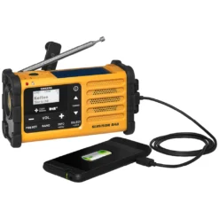 Sangean MMR-88 bærbar nødradio med sveiv, solcelle, DAB+ og FM