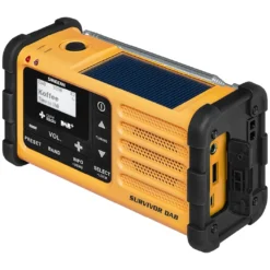 Sangean MMR-88 bærbar nødradio med sveiv, solcelle, DAB+ og FM