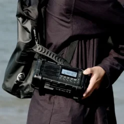 Sangean MMR-99 bærbar nødradio med sveiv, solcelle, DAB+, FM og Bluetooth, svart