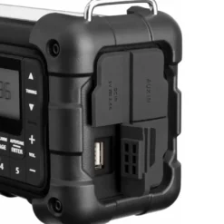 Sangean MMR-99 bærbar nødradio med sveiv, solcelle, DAB+, FM og Bluetooth, svart