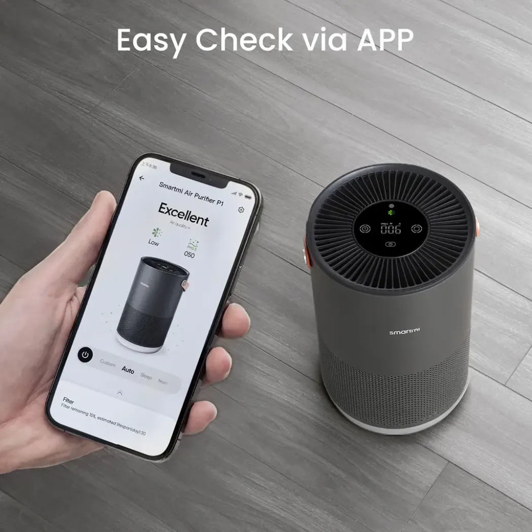Smartmi P1 Husdyrfilter med HEPA 13- og kullfilter til luftrenser