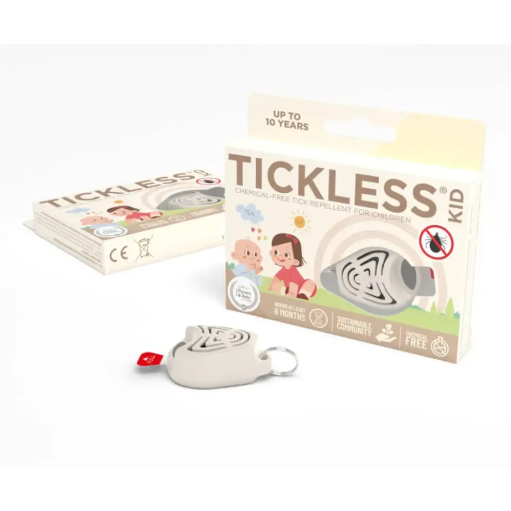 TICKLESS Kjemikaliefri flåttbeskyttelse for baby/barn, beige