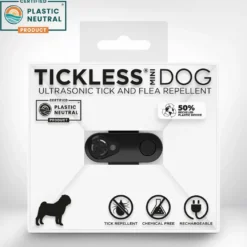TICKLESS Kjemikaliefri flåttbeskyttelse for hund, svart