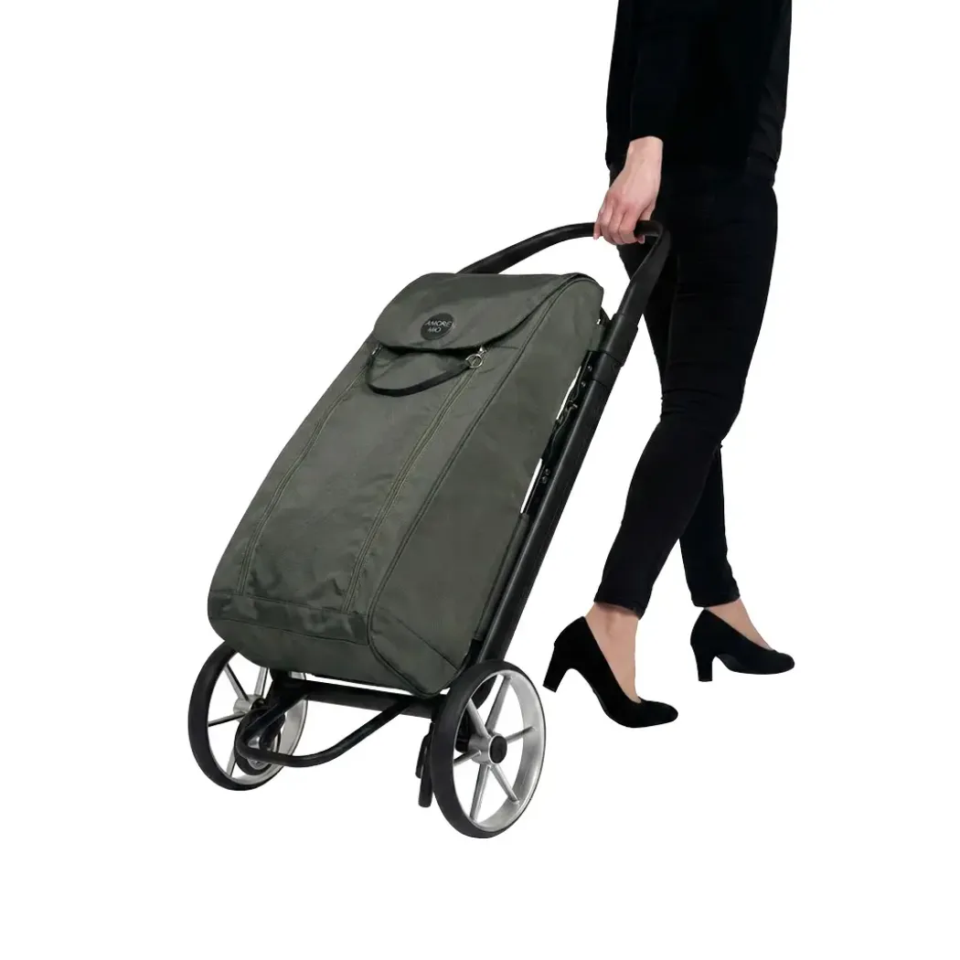 Trust Care Amore Mio 2-i-1 Trillebag med handlevognfunksjon 25L, grønn