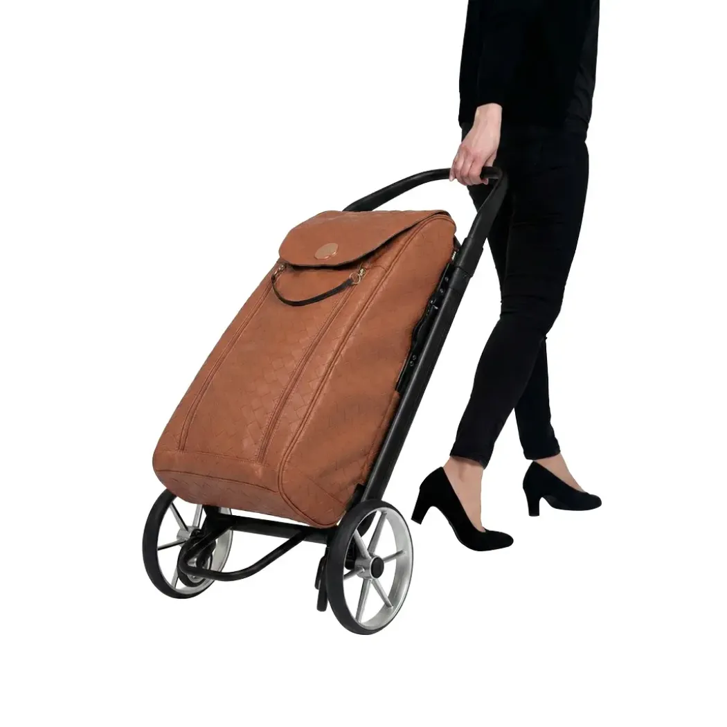 Trust Care Amore Mio 2-i-1 Trillebag med handlevognfunksjon 25L, brun