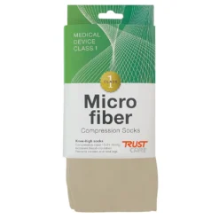Trust Care Kompresjonsstrømper i mikrofiber, beige