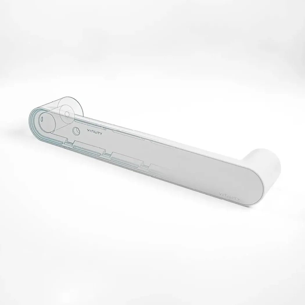 Vitility dusjhåndtak hvit, 35 cm