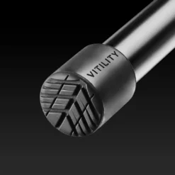Vitility Fast Stokk med ergonomisk grep, sort