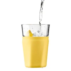 Vitility koppholder til uknuselig kopp, gul